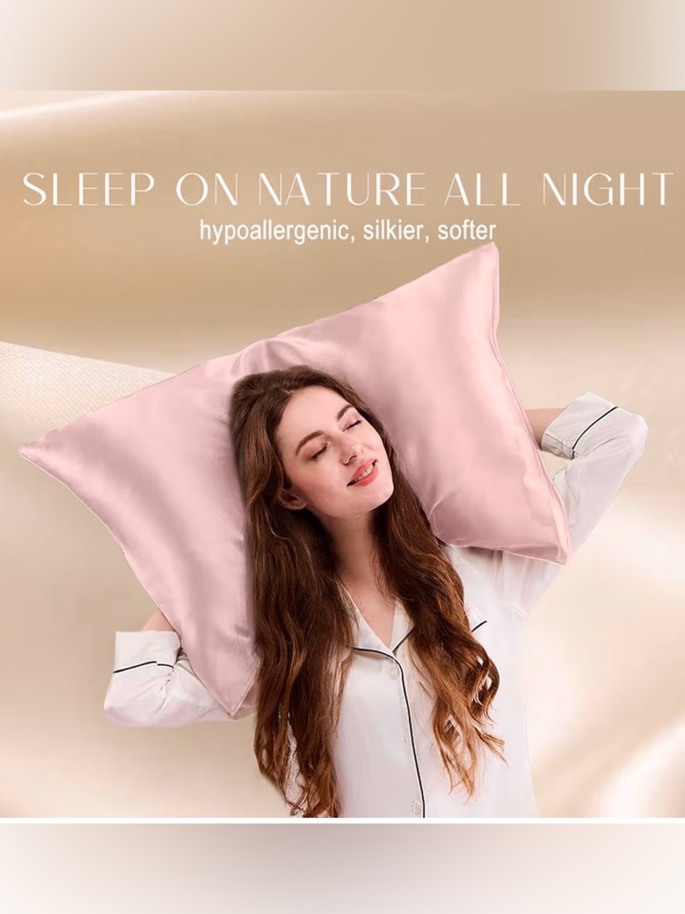 NEW! ๐ 2 Pure Silk Pillowcases - Picture 3 of 10